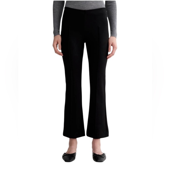 Everlane The Dream Kick Flare Ponte Pants Size M Black Neutral Office Casual - Picture 11 of 11